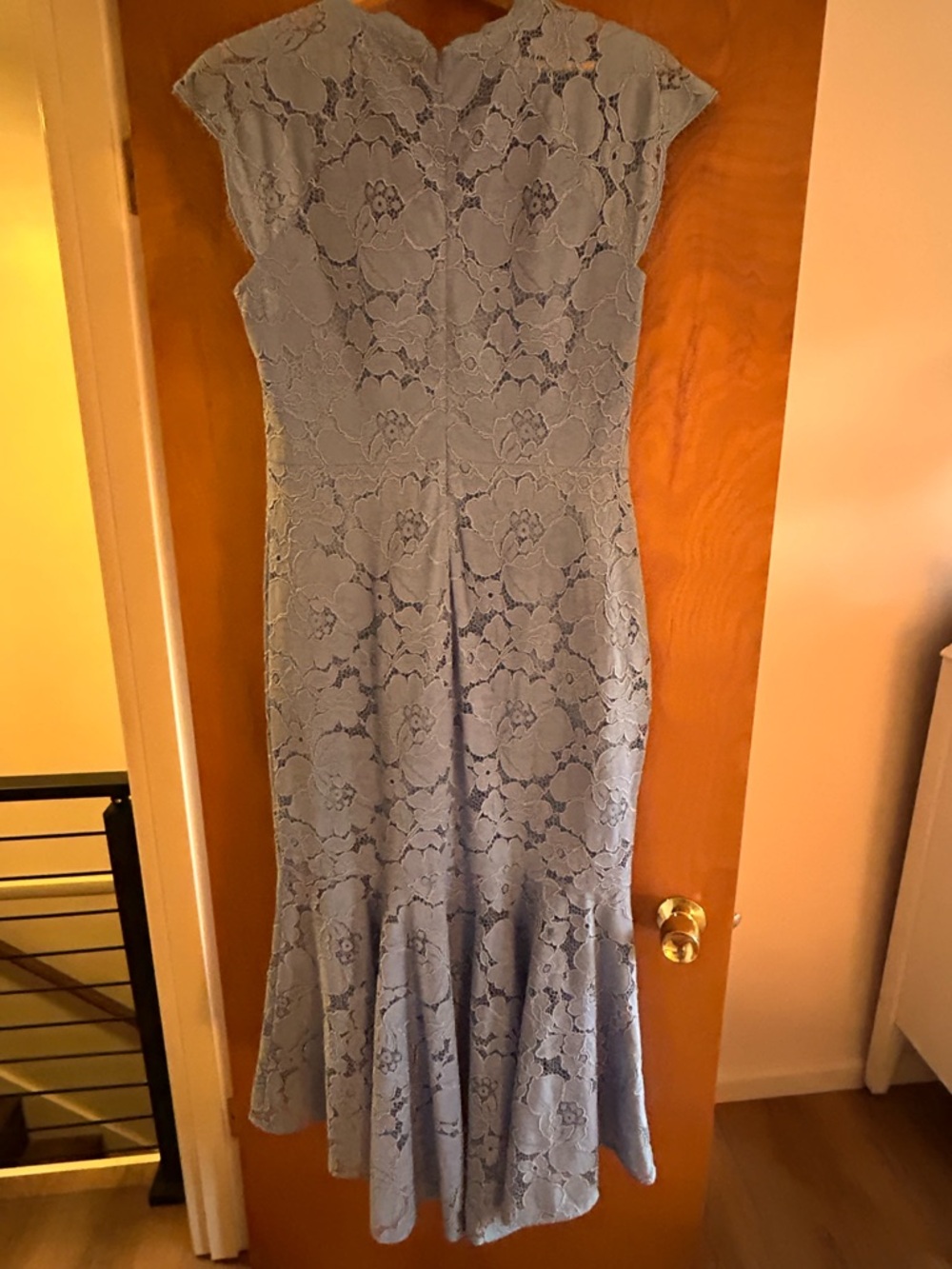 Shoshana Powder Blue Lace Dress